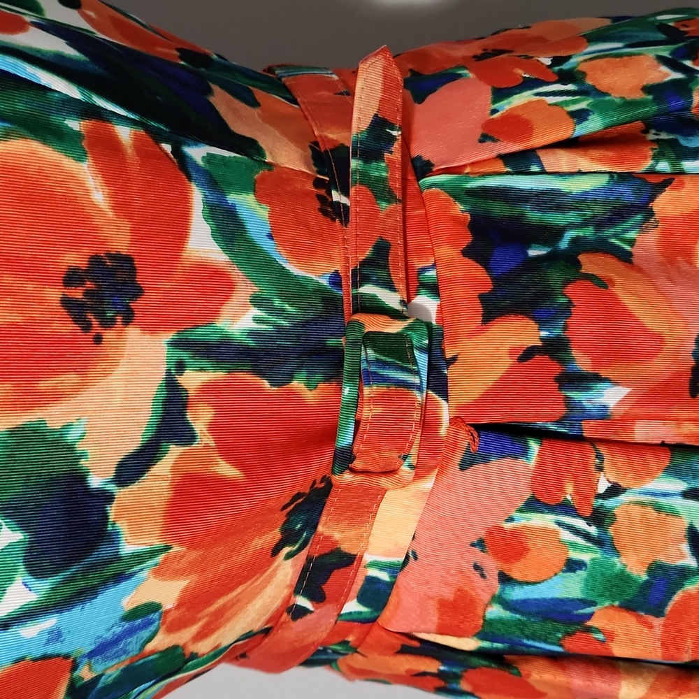 Flower Printed Dress - image 3